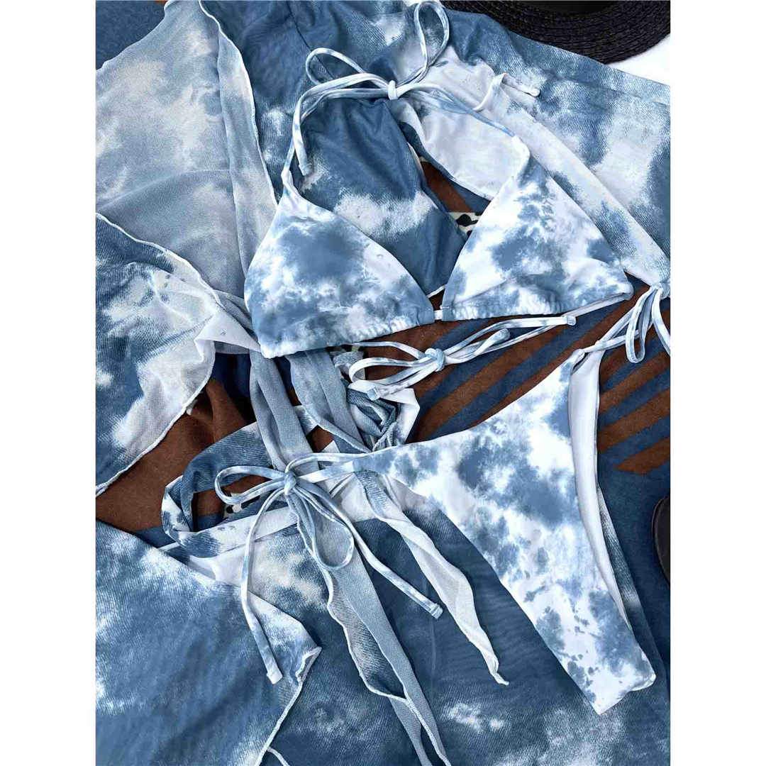 TIE DYE 4 PIECES BIKINI