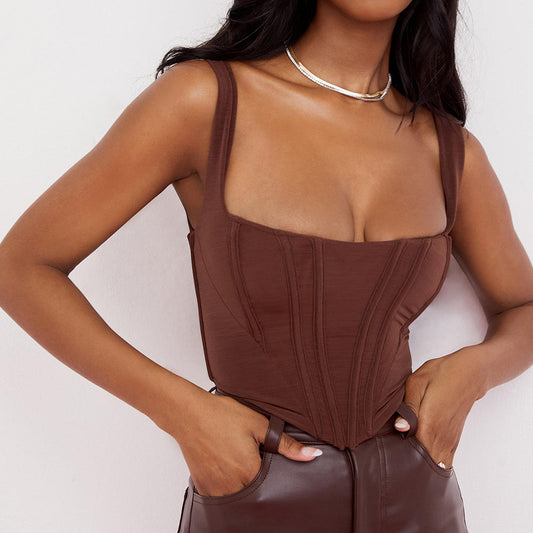 CORSET LOW CUT BUSTIER