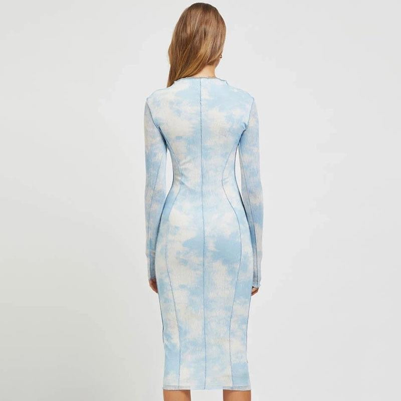 PATCHWORK PRINT DRESS