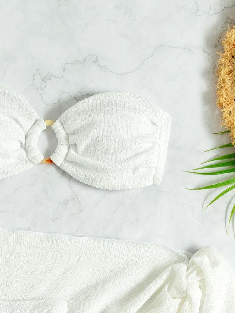 RING LINKED BANDEAU BIKINI